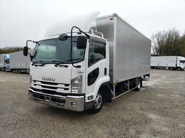 いすゞ フォワード 中型/増トン アルミバン パワーゲート 2PG-FRR90S2の中古トラック画像1