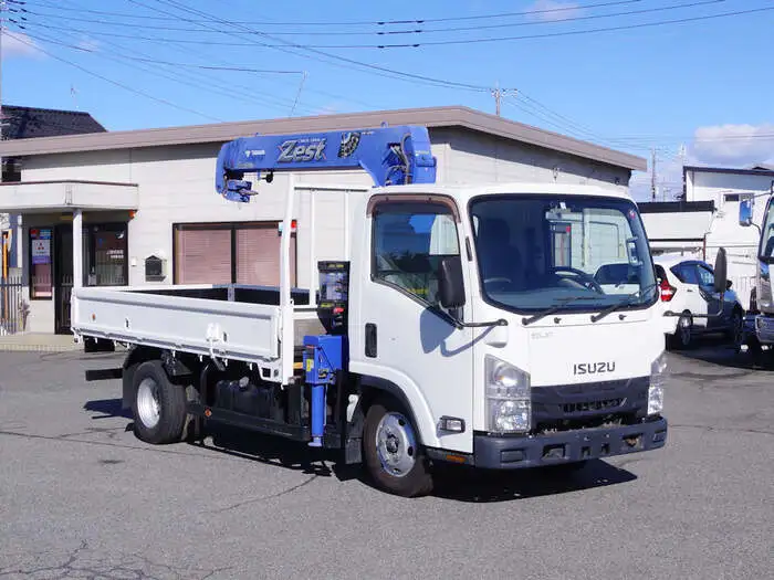 いすゞ エルフ 小型 クレーン付 4段 ラジコンの中古トラック画像2
