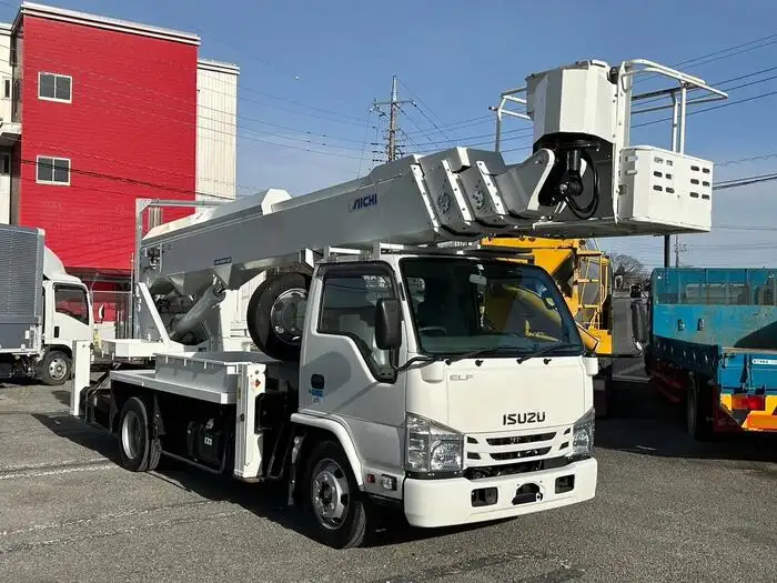 いすゞ エルフ 小型 高所・建柱車 高所作業車 TKG-NKR85YNの中古トラック画像2
