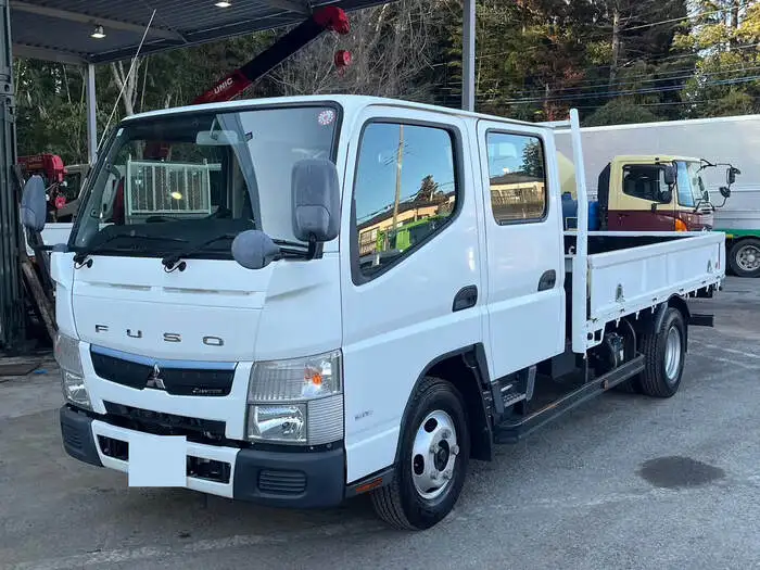 三菱 キャンター 小型 平ボディ Wキャブ TPG-FEA20の中古トラック画像1
