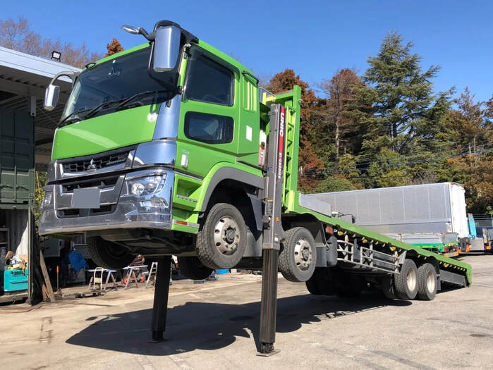 三菱 スーパーグレート 大型 車両重機運搬 ラジコン ウインチ｜画像1