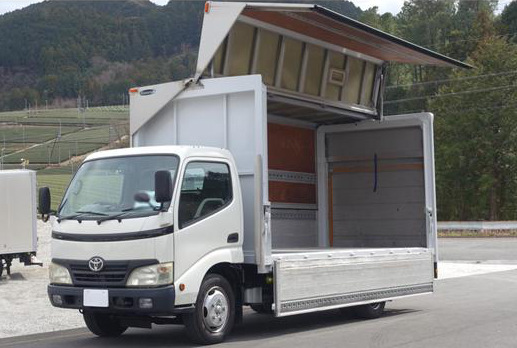 トヨタ ダイナ 小型 ウイング パワーゲート 床鉄板｜画像1