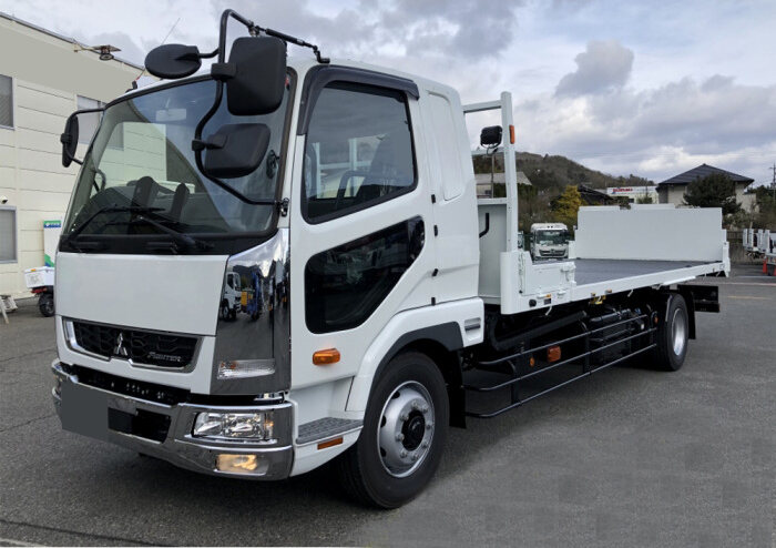 三菱 ファイター 中型/増トン 車両重機運搬 セーフティーローダー 2KG-FK62FZ