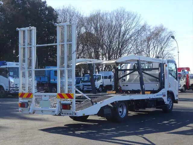 いすゞ エルフ 小型 車両重機運搬 ラジコン ウインチの中古トラック画像3