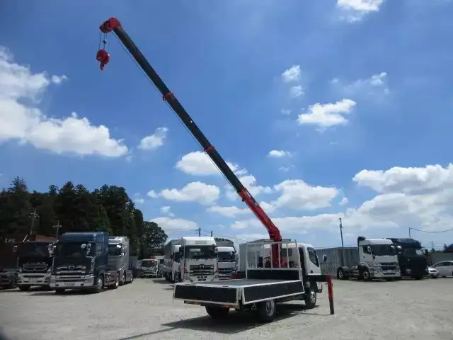三菱 キャンター 小型 クレーン付 4段 フックインの中古トラック画像4