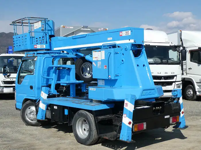 いすゞ エルフ 小型 高所・建柱車 高所作業車 BDG-NKR85Nの中古トラック画像5