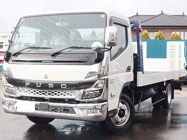 三菱 キャンター 小型 車両重機運搬 ラジコン ウインチの中古トラック画像1