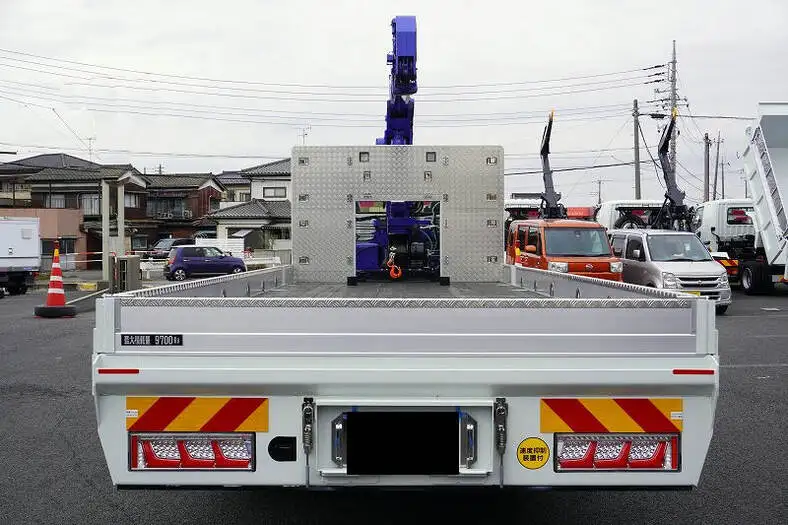 三菱 ファイター 中型/増トン 車両重機運搬 4段クレーン ラジコンの中古トラック画像3