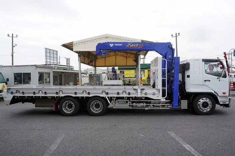 三菱 ファイター 中型/増トン 車両重機運搬 4段クレーン ラジコンの中古トラック画像2