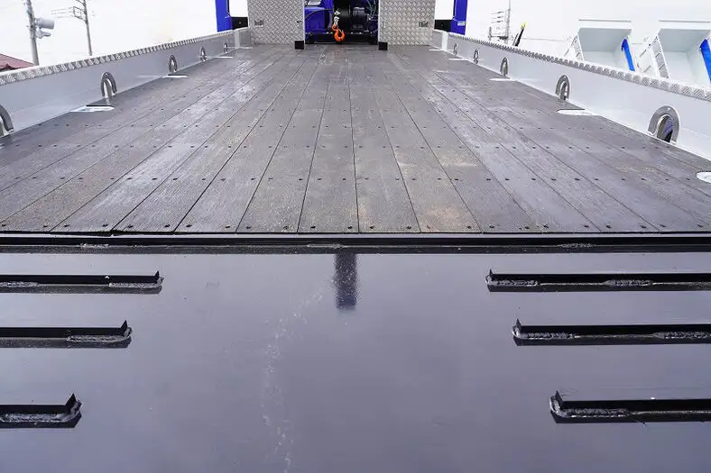 三菱 ファイター 中型/増トン 車両重機運搬 4段クレーン ラジコンの中古トラック画像5