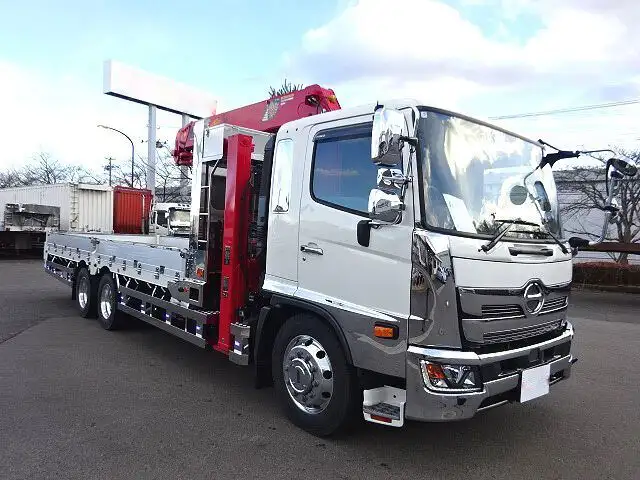 日野 レンジャー 中型/増トン 車両重機運搬 5段クレーン ラジコンの中古トラック画像3