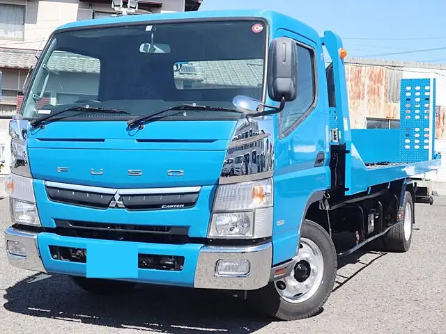 三菱 キャンター 小型 車両重機運搬 ラジコン ウインチの中古トラック画像1