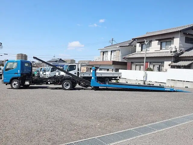 三菱 キャンター 小型 車両重機運搬 ラジコン ウインチの中古トラック画像9