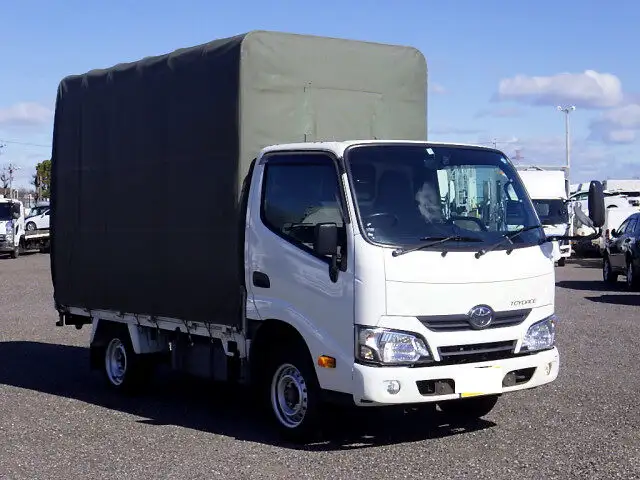 トヨタ トヨエース 小型 平ボディ 幌 床鉄板の中古トラック画像2