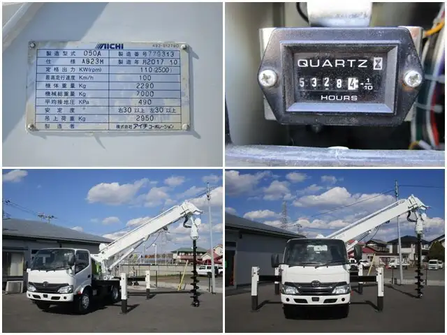 日野 デュトロ 小型 高所・建柱車 建柱車 TKG-XZU602Fの中古トラック画像10