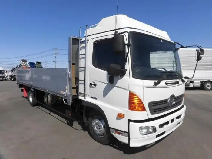 日野 レンジャー 中型/増トン 平ボディ アルミブロック ベッドの中古トラック画像2