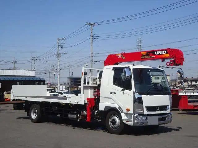 三菱 ファイター 中型/増トン 車両重機運搬 4段クレーン ラジコンの中古トラック画像2