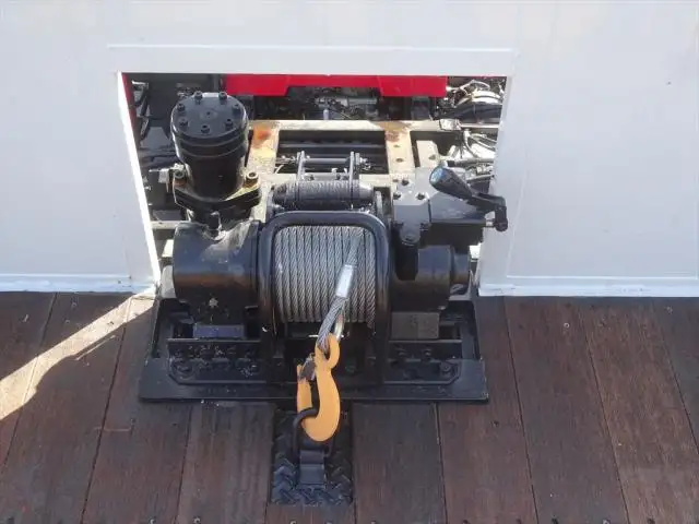 三菱 ファイター 中型/増トン 車両重機運搬 4段クレーン ラジコンの中古トラック画像7