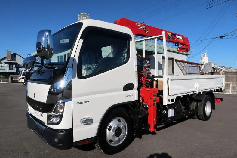 三菱 キャンター 小型 クレーン付 4段 ラジコン の中古トラック【車両No.162127】
