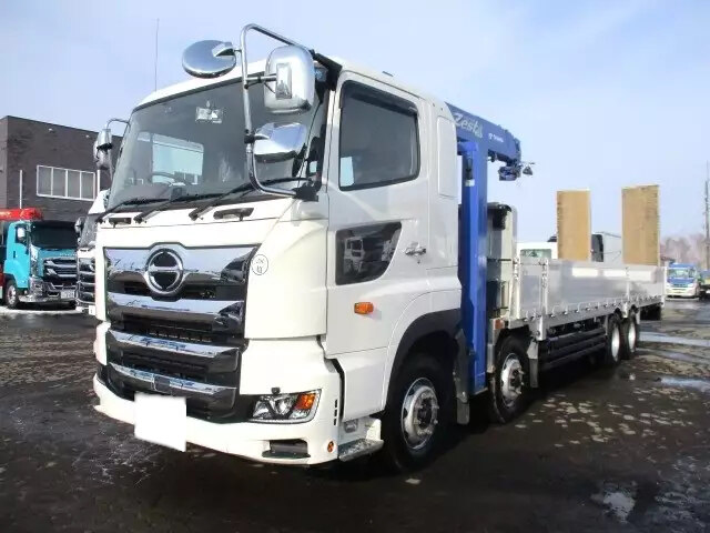 日野 プロフィア 大型 車両重機運搬 セルフローダー 2KG-FW1EHG