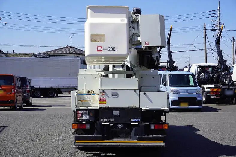 三菱 キャンター 小型 高所・建柱車 高所作業車 電工仕様の中古トラック画像3