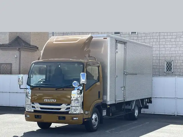 いすゞ エルフ 小型 アルミバン パワーゲート サイドドアの中古トラック画像1