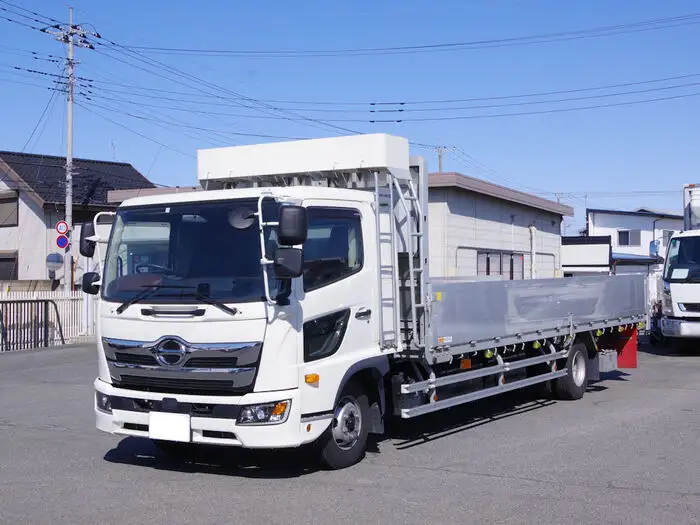 日野 レンジャー 中型/増トン 平ボディ アルミブロック エアサスの中古トラック画像1