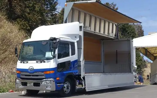 日産UD コンドル 中型/増トン ウイング パワーゲート エアサスの中古トラック画像1