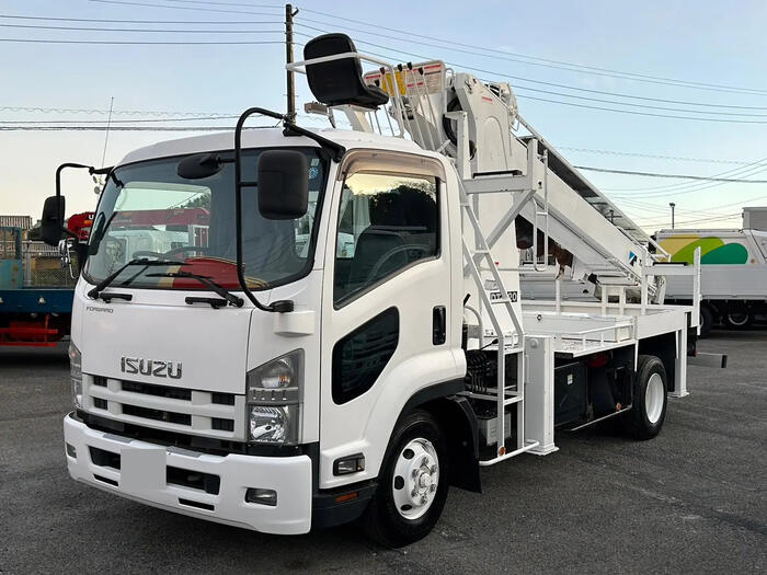 いすゞ フォワード 中型 高所・建柱車 建柱車 SKG-FRR90S1｜画像1