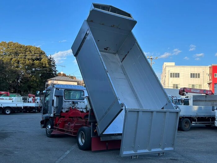 いすゞ フォワード 中型/増トン ダンプ 土砂禁 ステンレス張り｜画像6