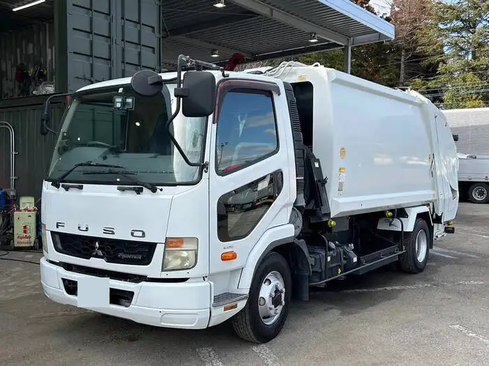三菱 ファイター 中型/増トン パッカー車 プレス式 TKG-FK71Fの中古トラック画像1