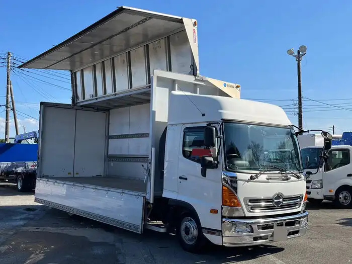 日野 レンジャー 中型/増トン ウイング エアサス ベッドの中古トラック画像11