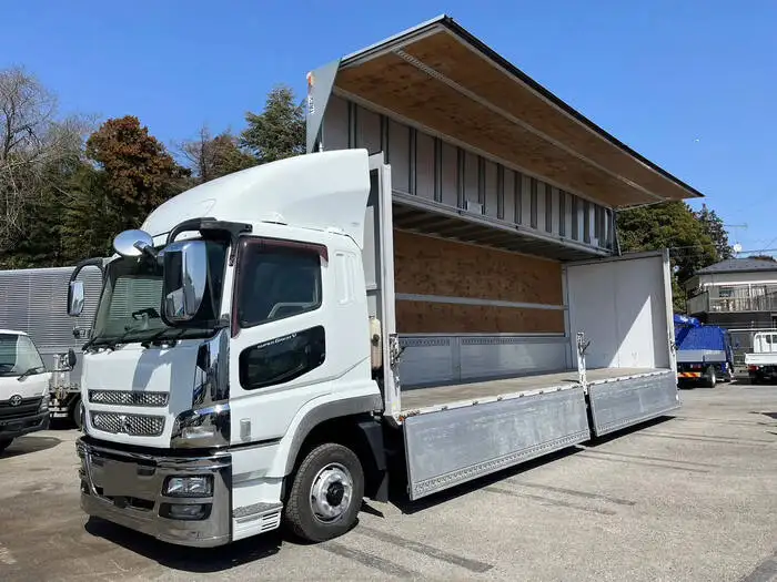 三菱 スーパーグレート 大型 ウイング エアサス ベッドの中古トラック画像10