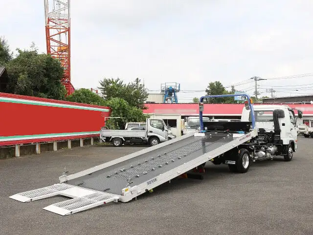 三菱 ファイター 中型/増トン 車両重機運搬 ラジコン ウインチの中古トラック画像3