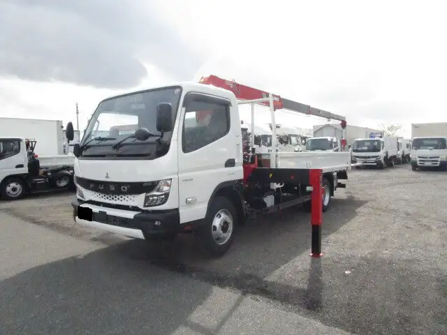 三菱 キャンター 小型 クレーン付 パワーゲート 4段 の中古トラック【車両No.162480】