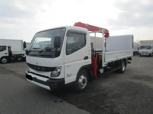 三菱 キャンター 小型 クレーン付 パワーゲート 4段 の中古トラック【車両No.162483】