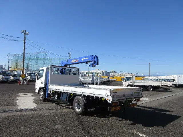 三菱 キャンター 小型 車両重機運搬 4段クレーン ラジコンの中古トラック画像4