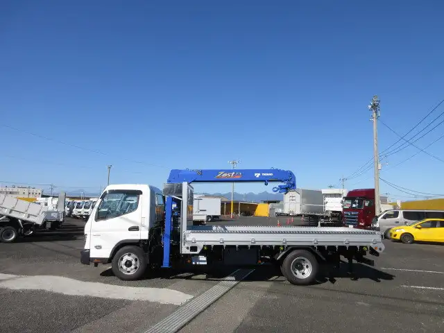 三菱 キャンター 小型 車両重機運搬 4段クレーン ラジコンの中古トラック画像5