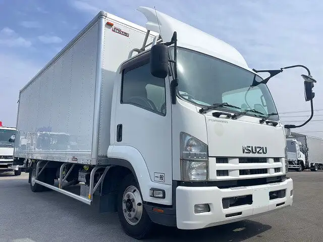 いすゞ フォワード 中型/増トン アルミバン パワーゲート TKG-FRR90S2の中古トラック画像2