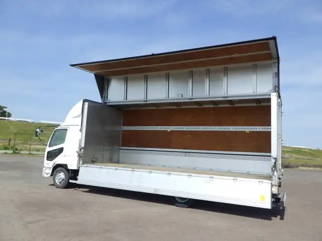 三菱 ファイター 中型/増トン ウイング エアサス ベッドの中古トラック画像4