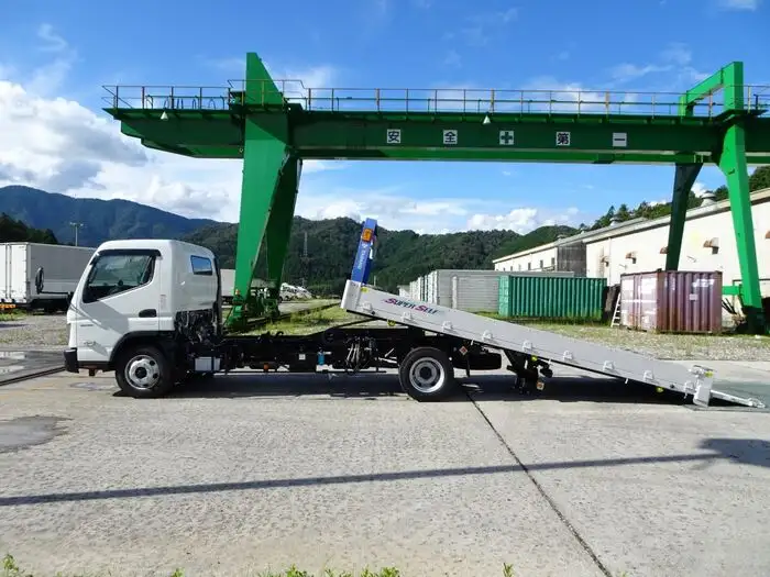 三菱 キャンター 小型 車両重機運搬 ラジコン ウインチの中古トラック画像4