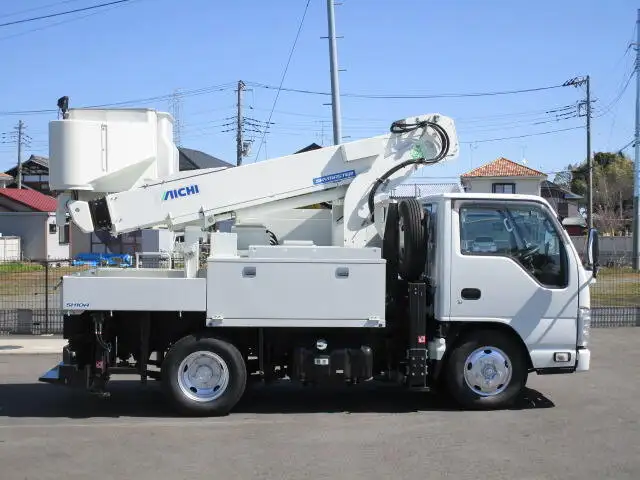 いすゞ エルフ 小型 高所・建柱車 高所作業車 電工仕様の中古トラック画像3