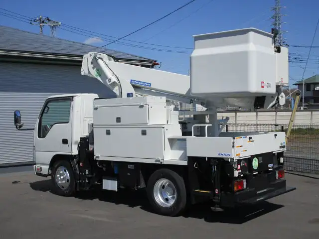 いすゞ エルフ 小型 高所・建柱車 高所作業車 電工仕様の中古トラック画像5