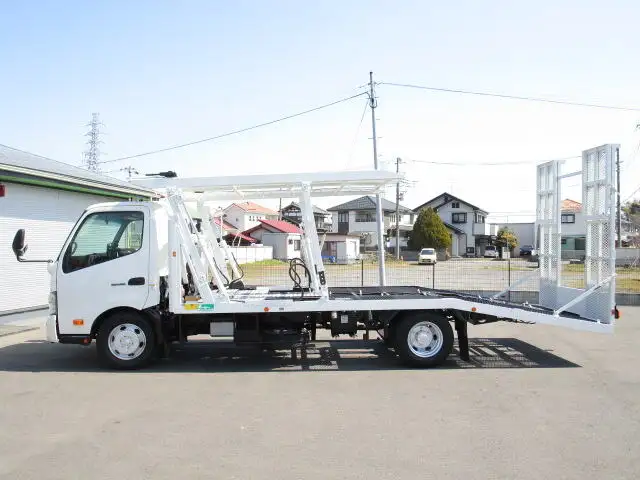日野 デュトロ 小型 車両重機運搬 ウインチ TKG-XZU720Mの中古トラック画像4