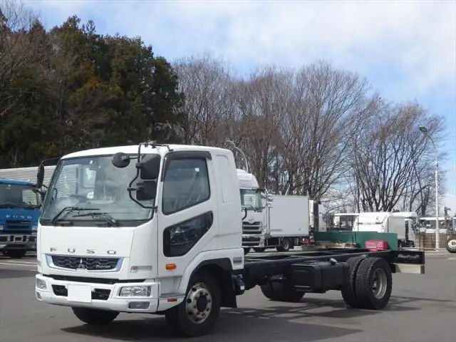 三菱 ファイター 中型/増トン シャーシ ベッド 2KG-FK62FZの中古トラック画像1