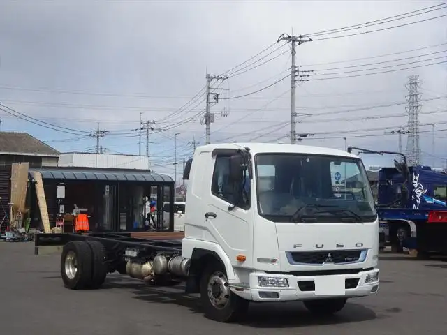 三菱 ファイター 中型/増トン シャーシ ベッド 2KG-FK62FZの中古トラック画像2