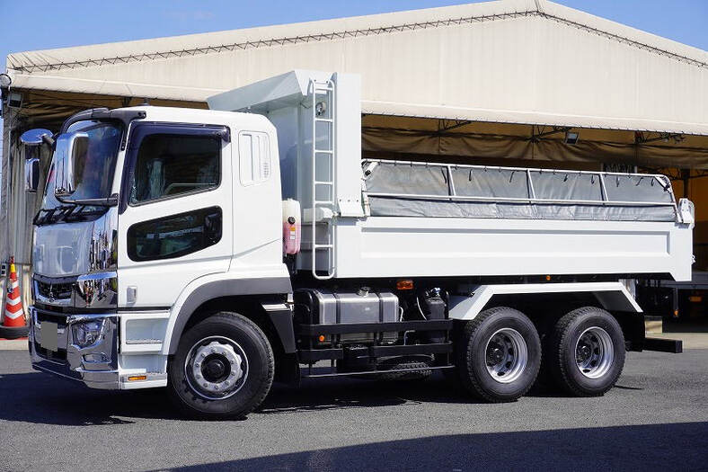 三菱 スーパーグレート 大型 アームロール ハイルーフ ツインホイスト の中古トラック【車両No.145695】