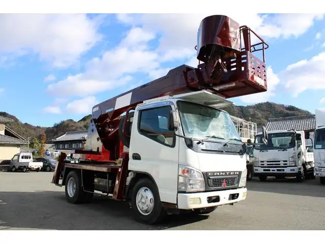 三菱 キャンター 小型 高所・建柱車 高所作業車 の中古トラック画像2