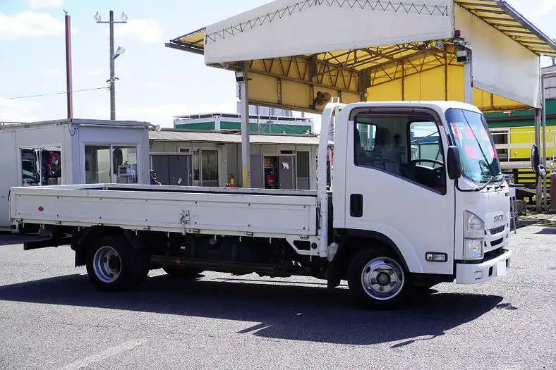 いすゞ エルフ 小型 平ボディ 床鉄板 TRG-NLR85ARの中古トラック画像2