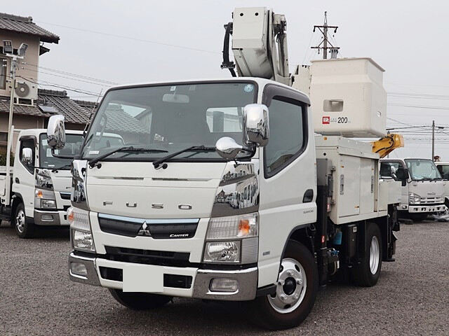 三菱 キャンター 小型 高所・建柱車 高所作業車